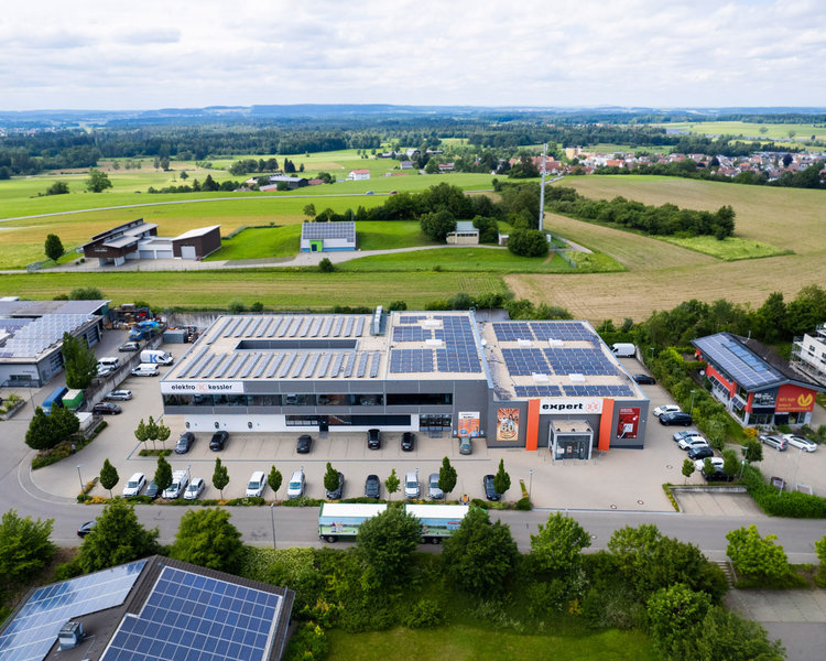 Das Firmengebäude von Elektro Kessler in Bad Waldsee
